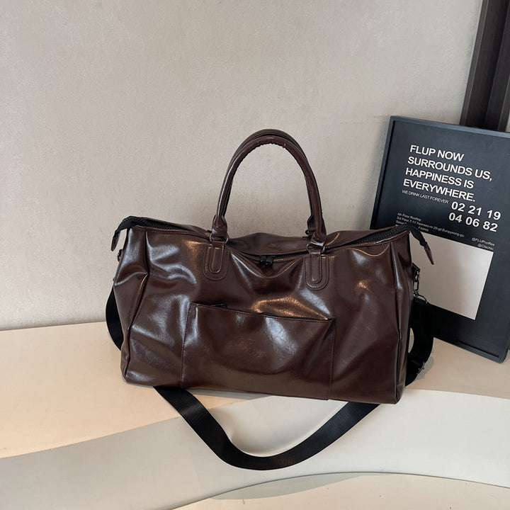 Premium Leather Weekender