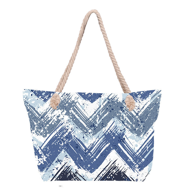 Beach bag with stylish flower design Bowlift