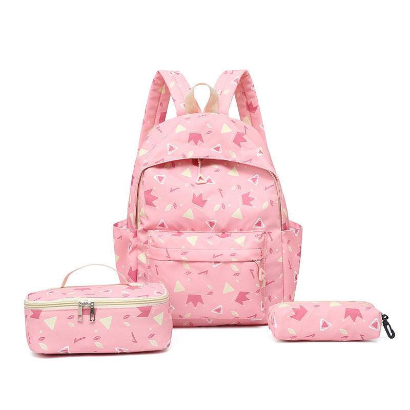 Stylish backpack with separate lunch container and pencil case Bowlift
