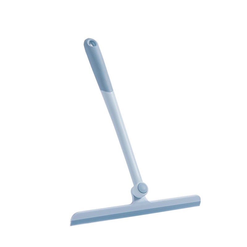 Silicone Blade Window And Shower Squeegee With Pivoting Joint And Ergonomic Non-Slip Handle