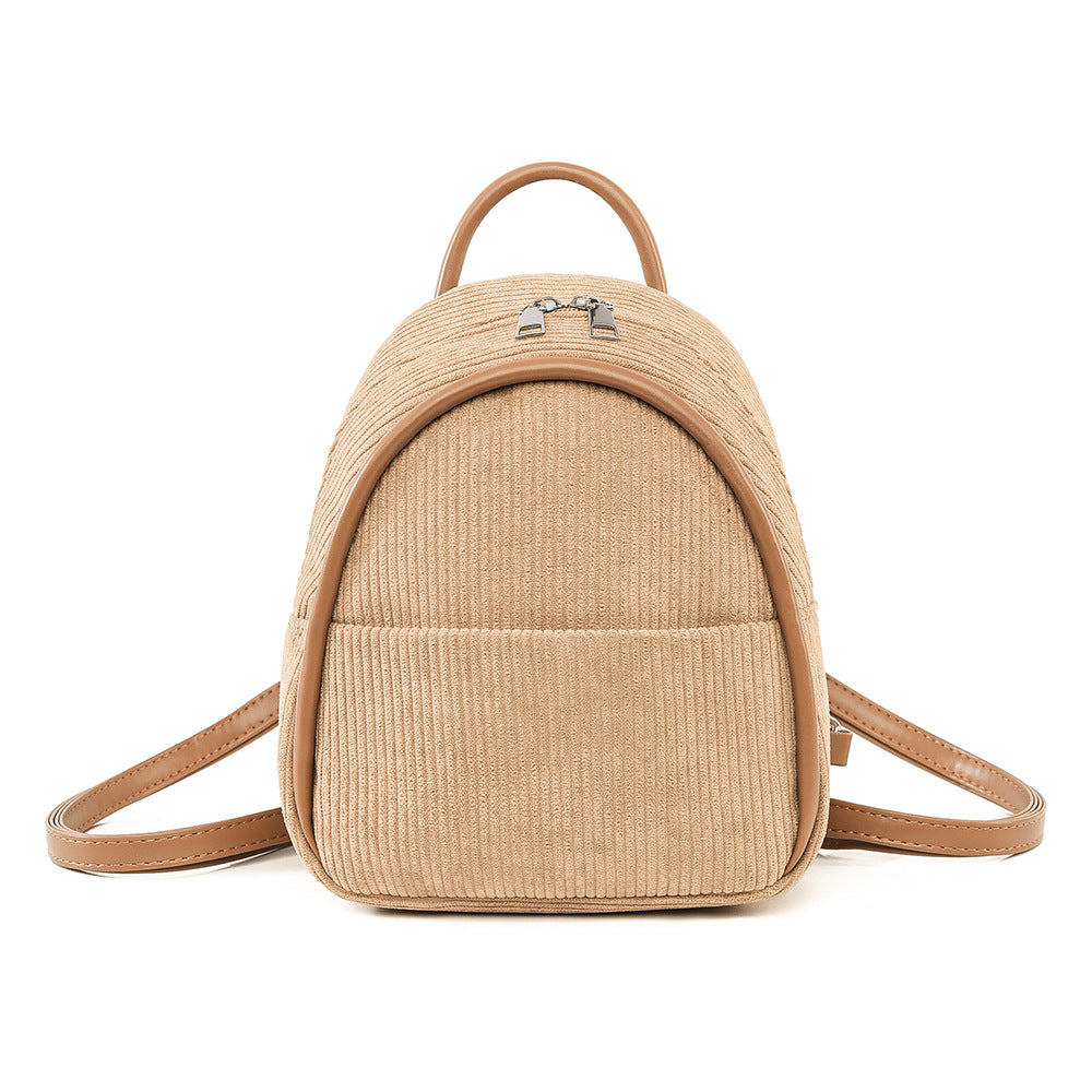 Corduroy Mini Backpack Bowlift