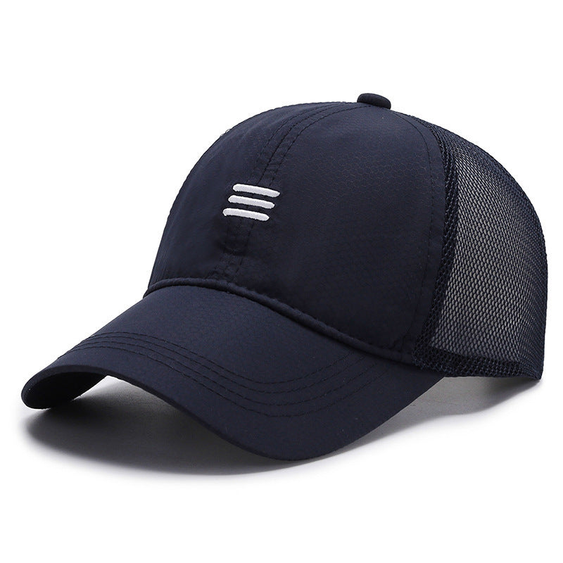 Women Sporty Mesh Trucker Cap Bowlift