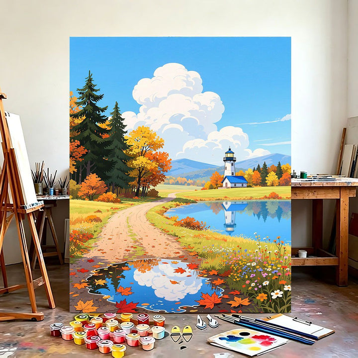 Scenic Mountain Landscape Wall Art Bowlift