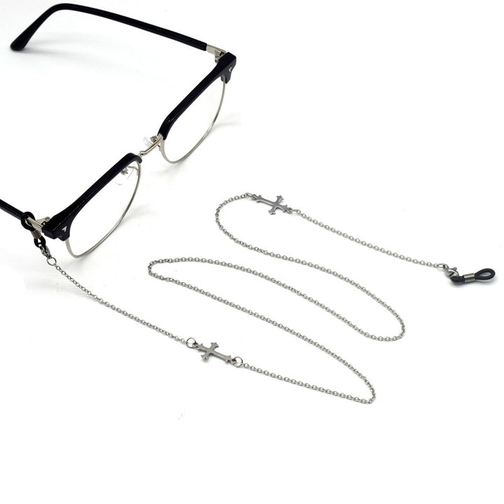 Stylish Cross-Designed Eyewear Chain Bowlift