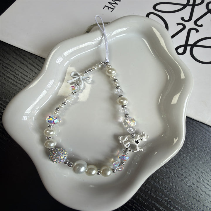 Beaded Unicorn Charm Necklace Bowlift