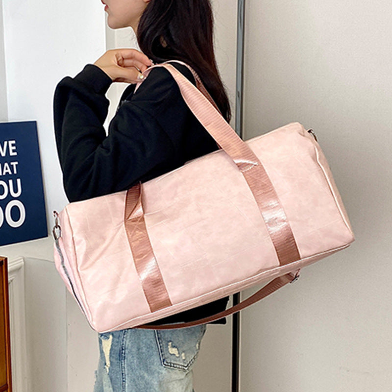 Premium Casual Leather Duffel Bag Bowlift