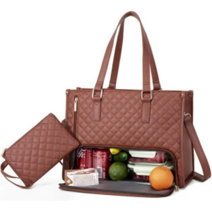 Insulated Multi-Compartment Lunch Tote Bowlift