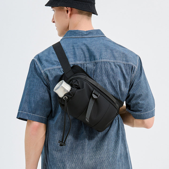 Compact Drawstring Sling Bag Bowlift