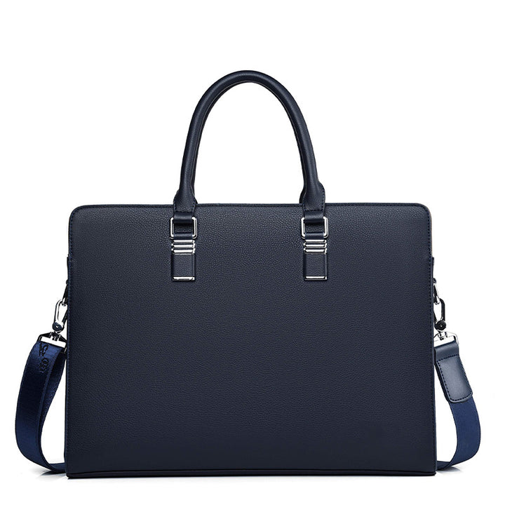 Professional Leather Briefcase Bowlift