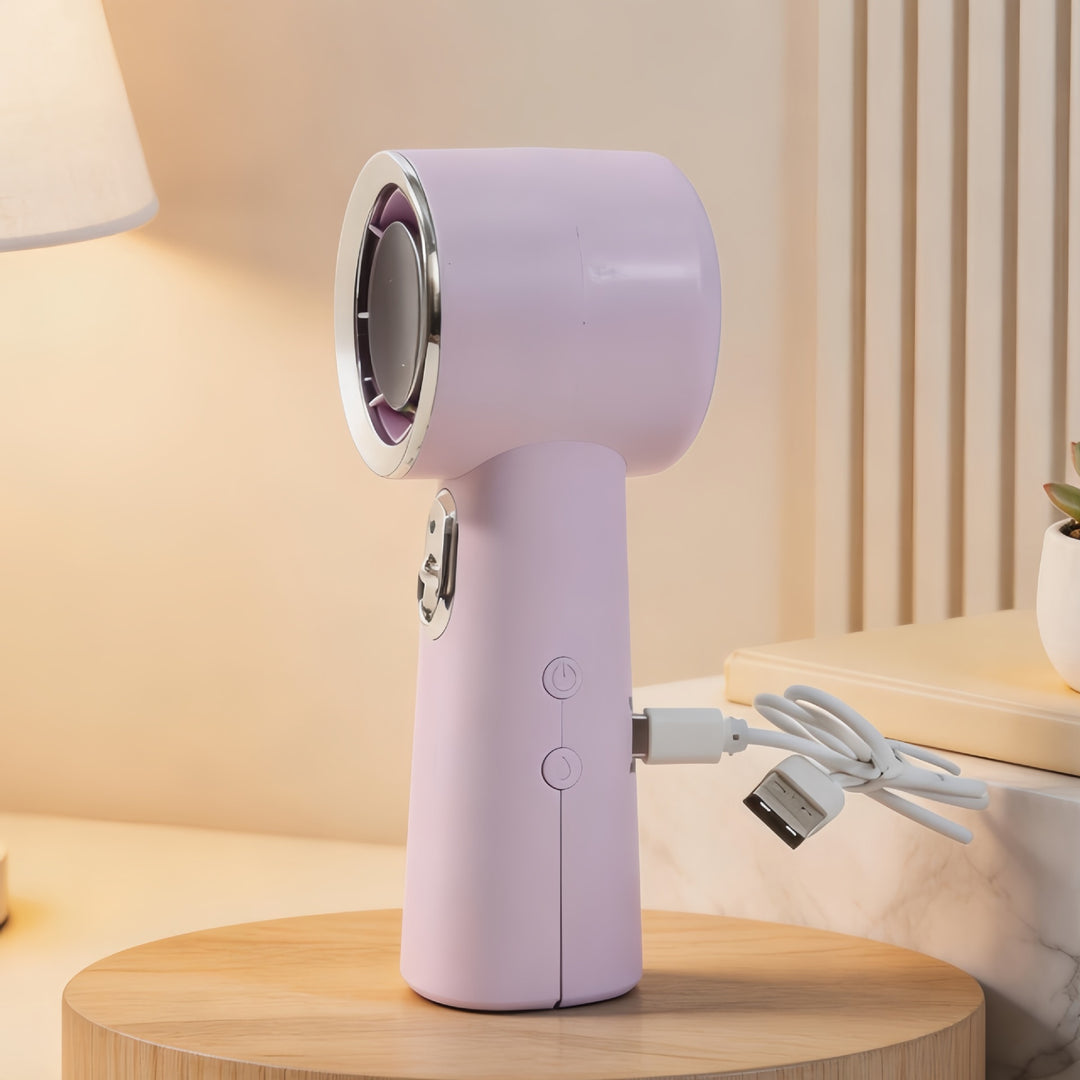 Women Portable Mini Fan with USB Charging Function Bowlift