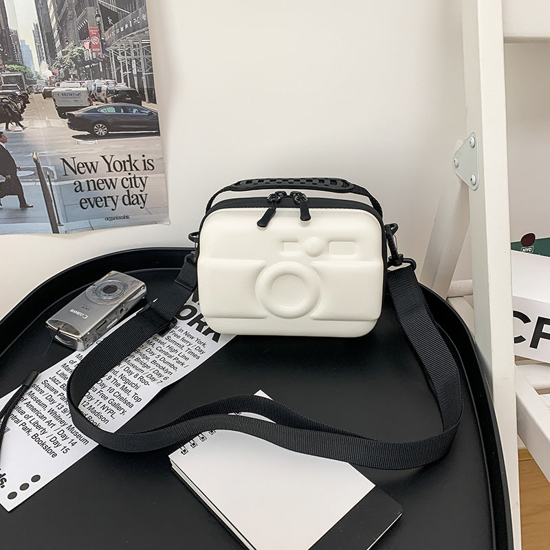 Novelty Camera-Shaped Crossbody Bag Bowlift
