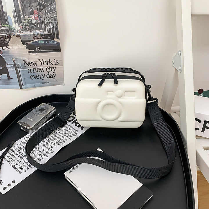 Novelty Camera-Shaped Crossbody Bag Bowlift