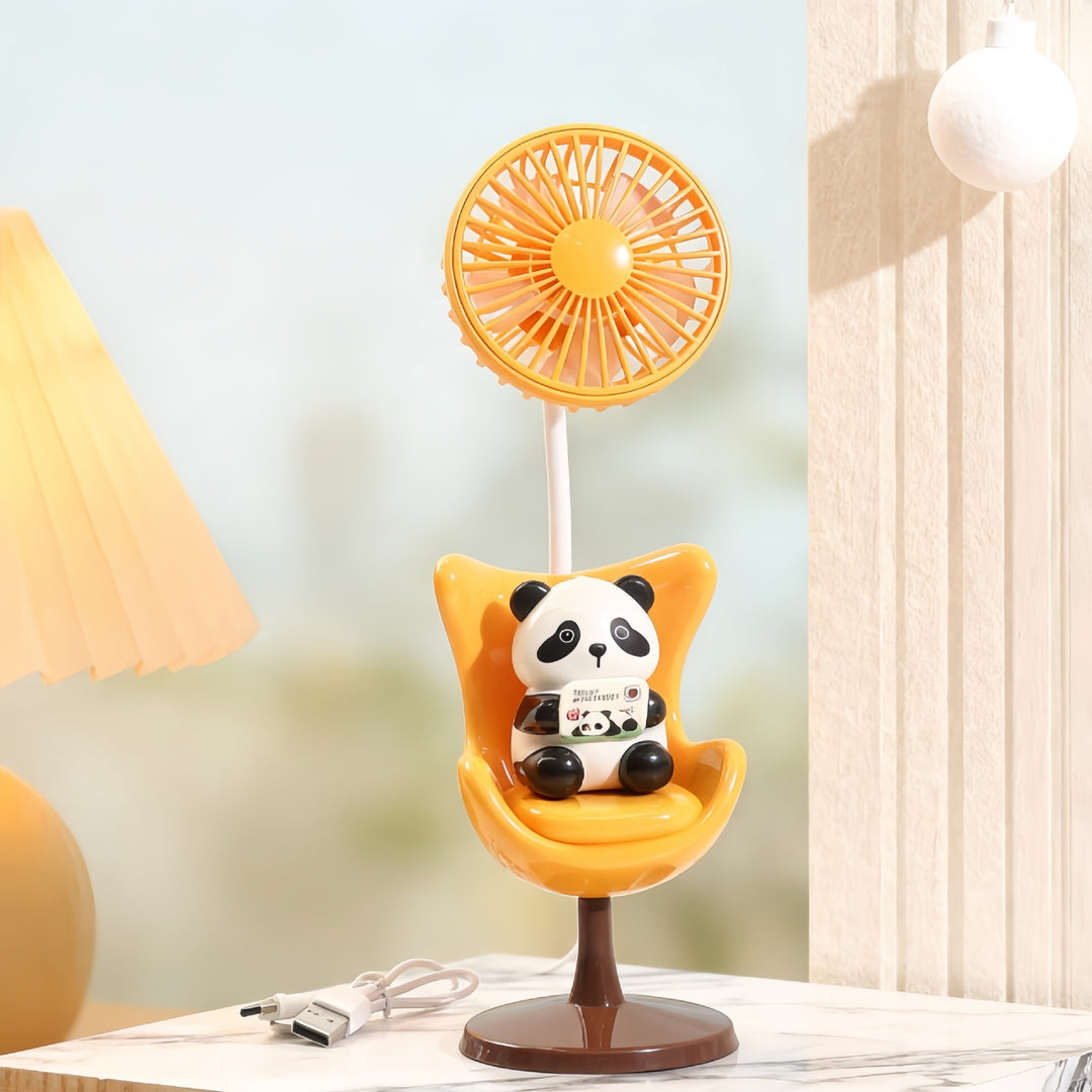 Ladies USB Fan in cute panda design Bowlift