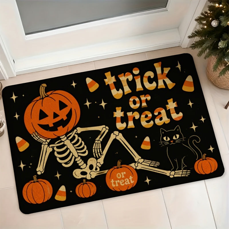 Halloween-Themed Decorative Floor Mat Bowlift