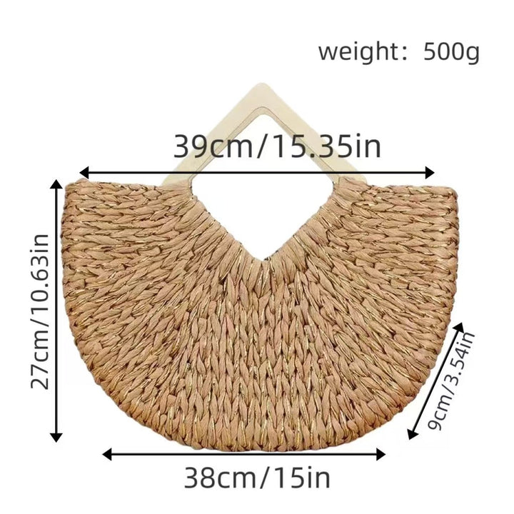 Handbag Made of Sustainable Woven Material with Stylish Design Bowlift