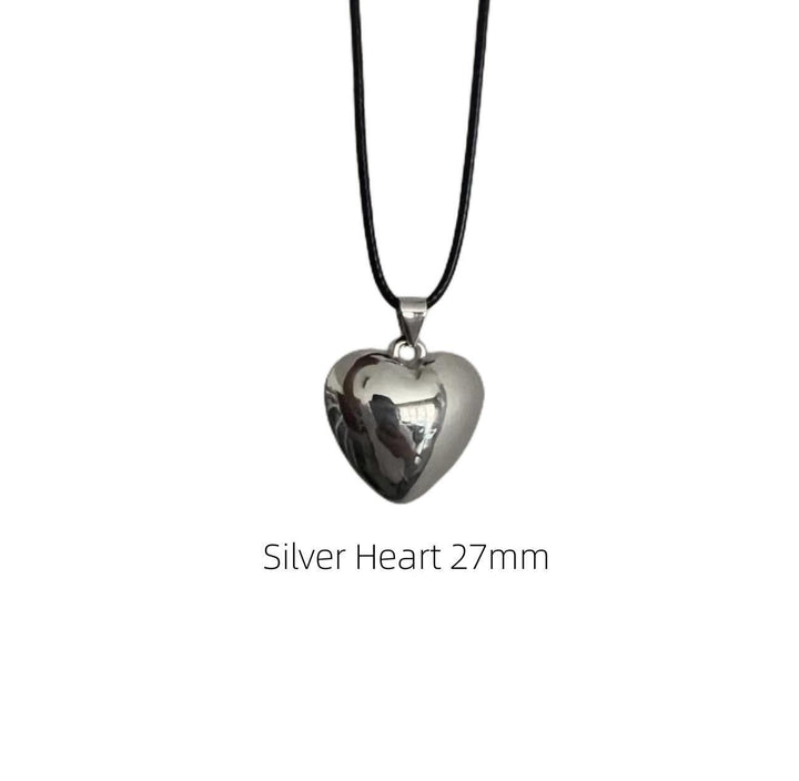 Heart-Shaped Charm Necklace Bowlift