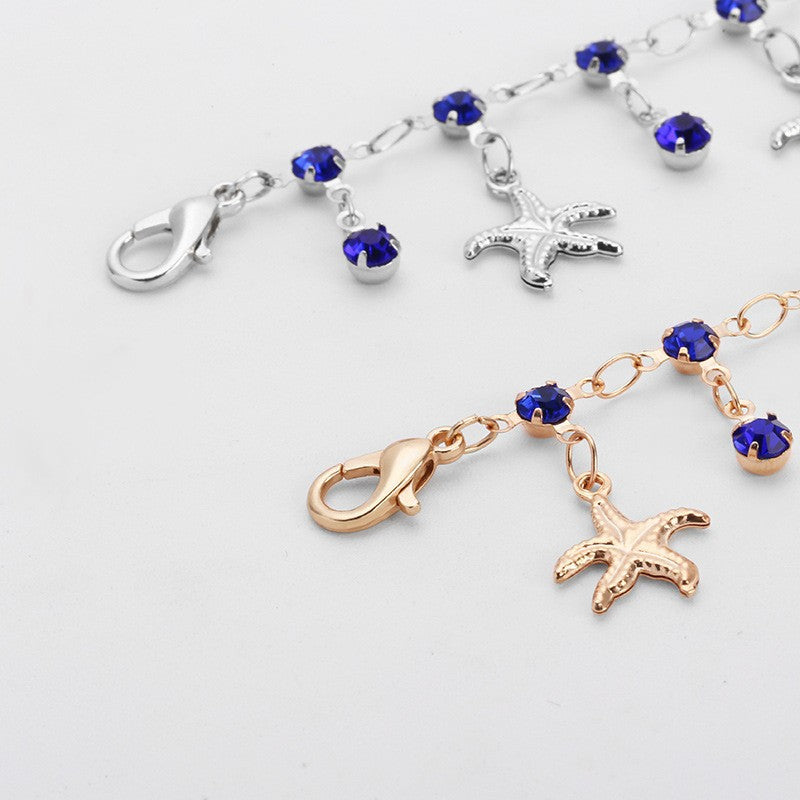 Starfish Charm Anklet Bowlift