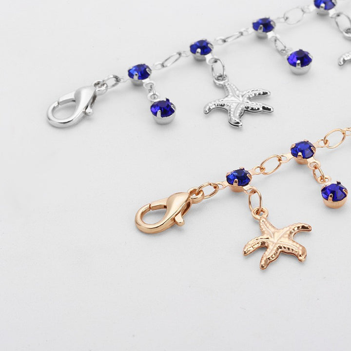 Starfish Charm Anklet Bowlift