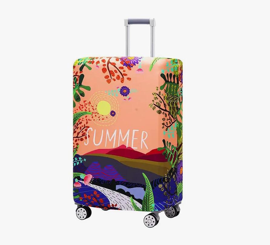 Unisex nan elastic suitcase cover with 3D dog design for trolley, stretchy and scratch-resistant Bowlift