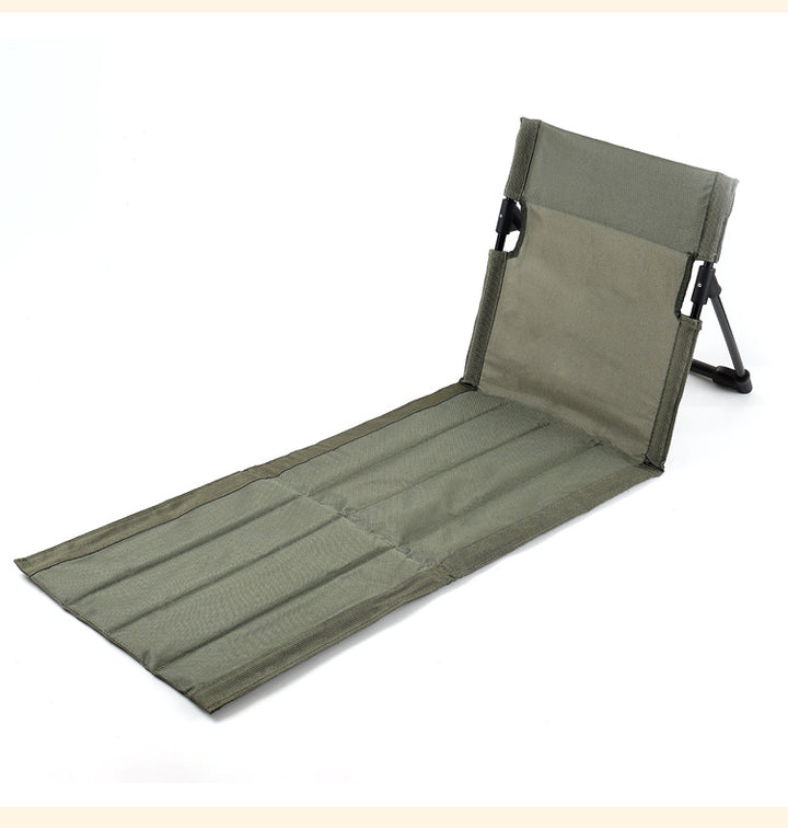 Folding Camping Bed with Ergonomic Backrest Bowlift
