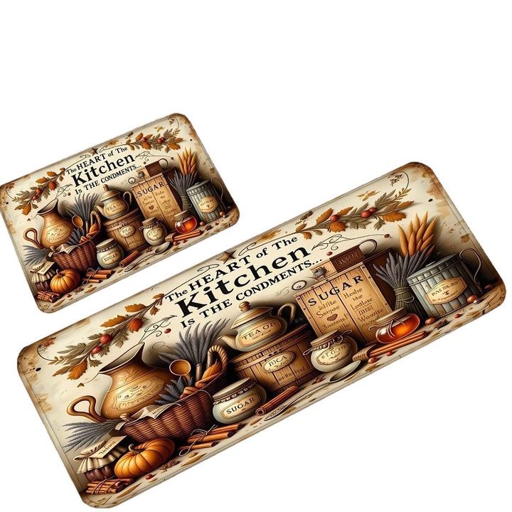 Holiday-Themed Long Indoor Runner Mat Bowlift