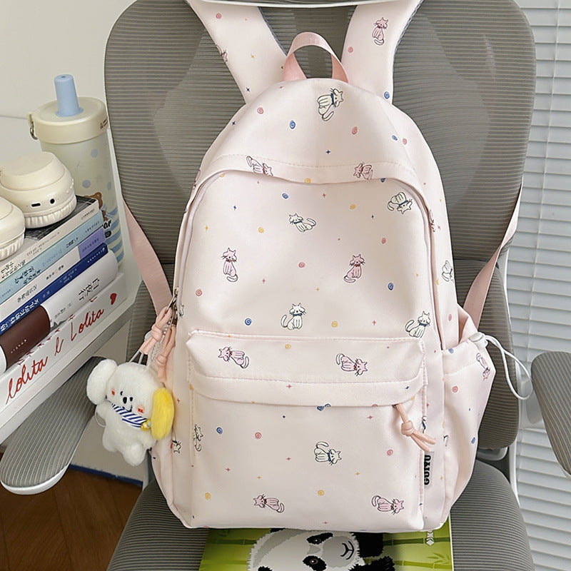 Playful Character-Themed School Backpack Bowlift