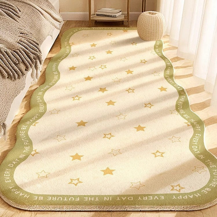 Artistic Wavy Edge Area Rug for Home Decor