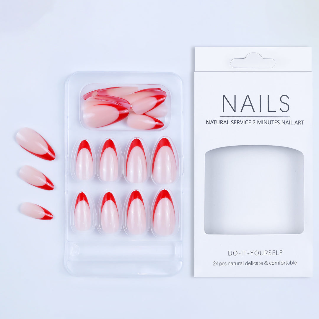 Artificial nails in elegant fringe design Bowlift