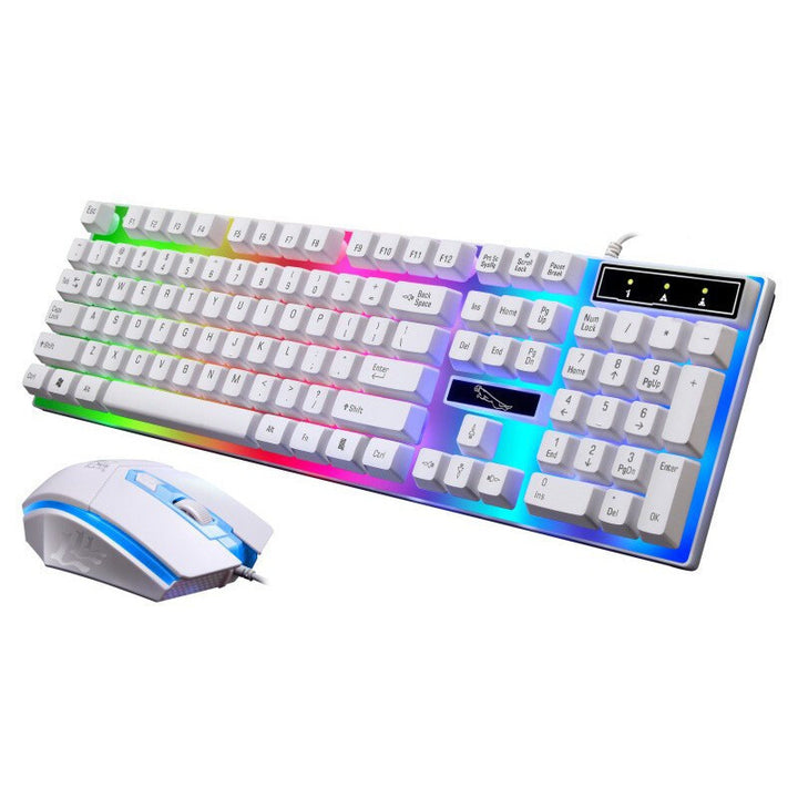 RGB Gaming Keyboard and High-Precision Mouse Set Bowlift