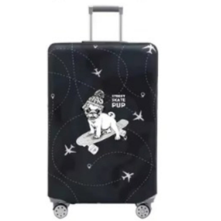 Women Hard-Shell Travel Suitcase with Funny Pet Design Bowlift