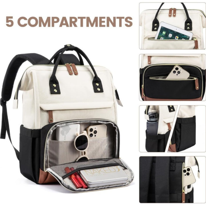 Multifunctional backpack with innovative compartment layout Bowlift
