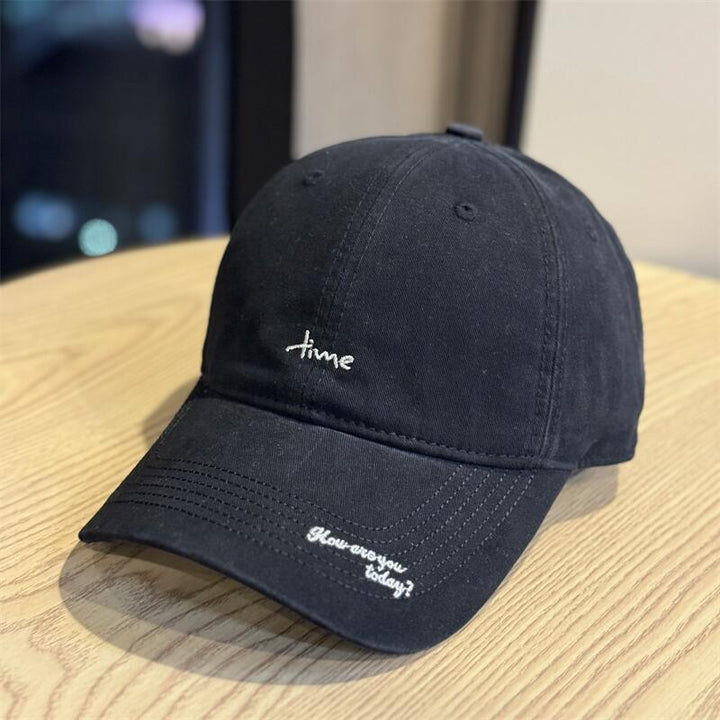 Women's Casual Embroidered Adjustable Cap Bowlift
