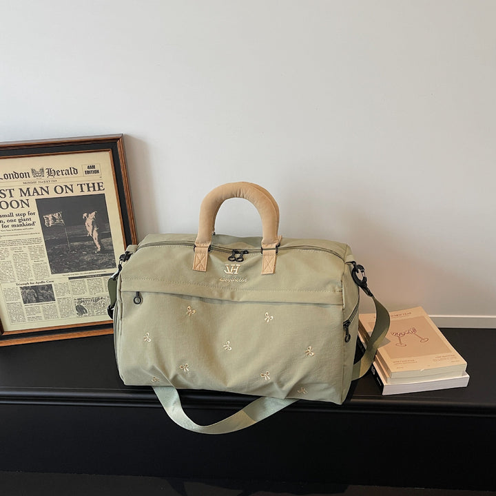 Stylish Embroidered Travel Duffel