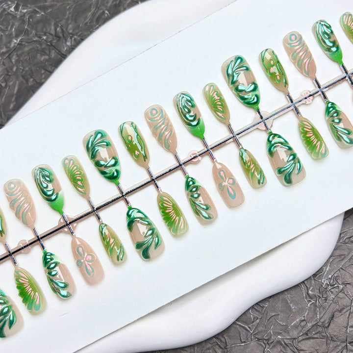 Elegant Ombre Art Press-On Nails
