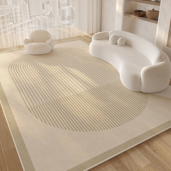 Modern Minimalist Area Rug Bowlift