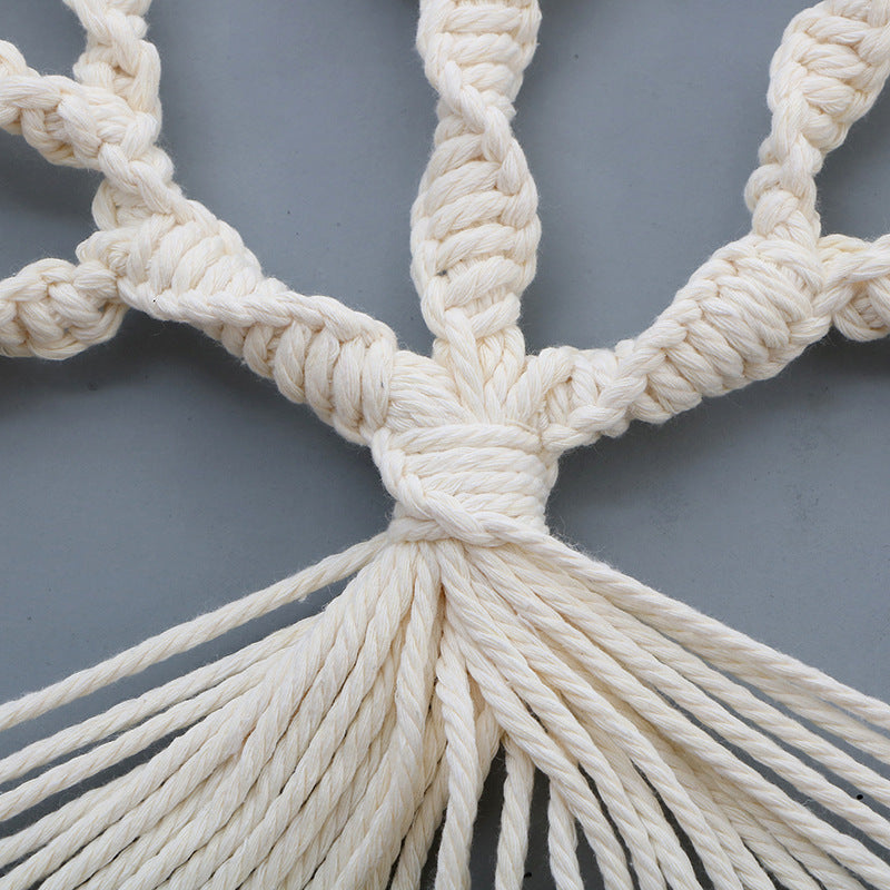 Decorative Macrame Tree of Life Wall Art Bowlift