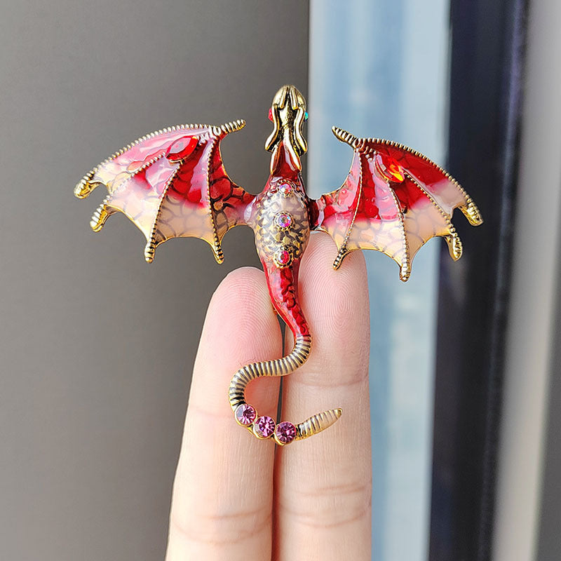 Decorative Dragon Brooch Bowlift
