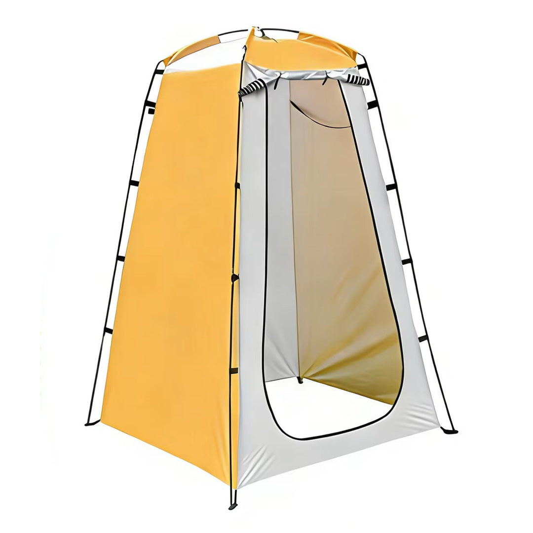 Portable privacy shower tent with quick pop up frame and detachable waterproof floor Bowlift