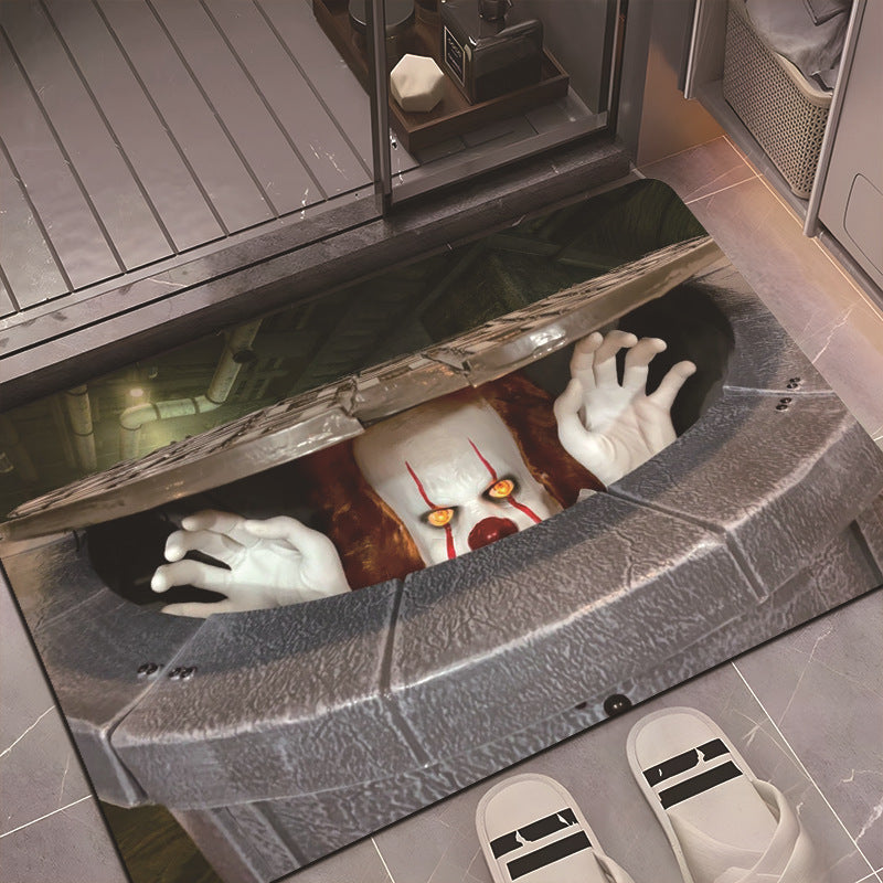 Scary Horror-Themed Floor Mat Bowlift