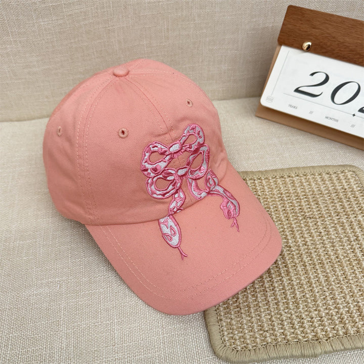 Women's Embroidered Graphic Baseball Cap Bowlift