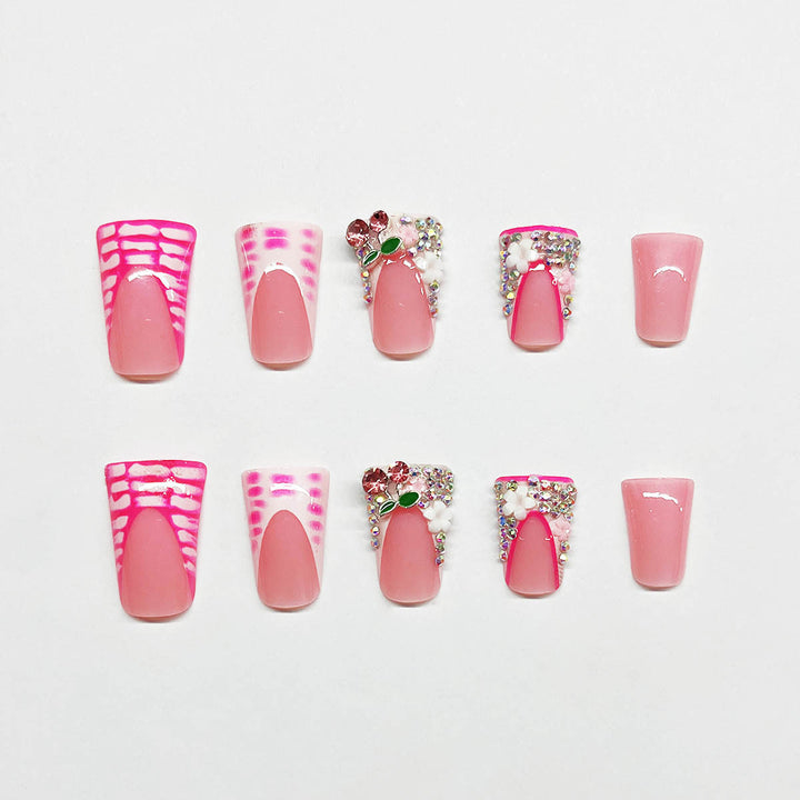 Decorative Artful Press-On Nails Bowlift