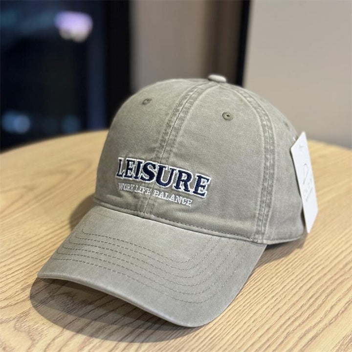 Women's Embroidered Leisure Cap Bowlift