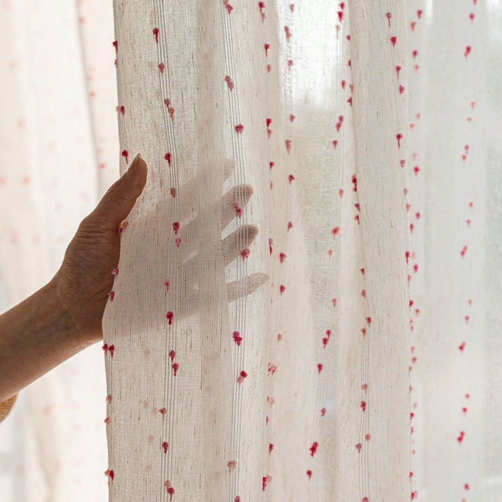 Decorative Sheer Curtain Panel Bowlift