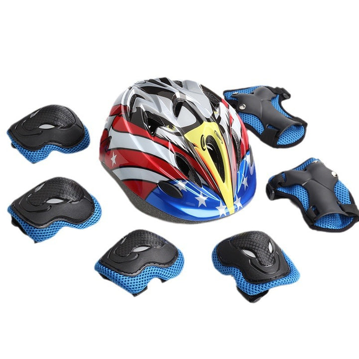 Multi-Protection Cycling Helmet and Pad Set Bowlift