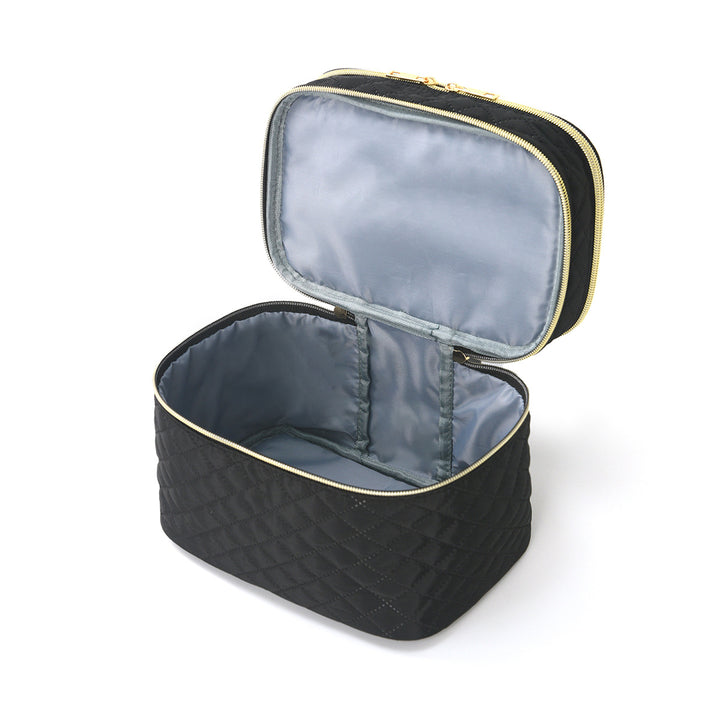 Cosmetic organizer bag with double compartment system Bowlift