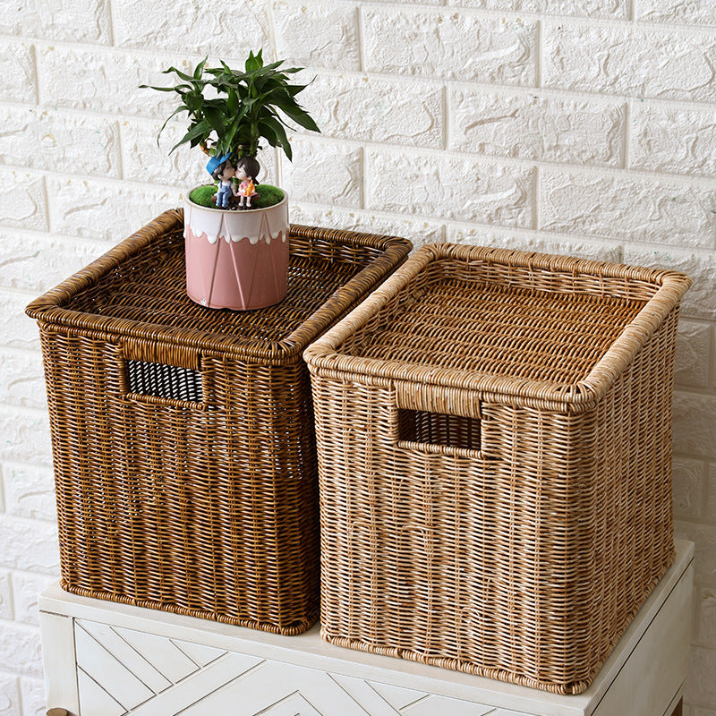 Natural Woven Storage Cube Bowlift