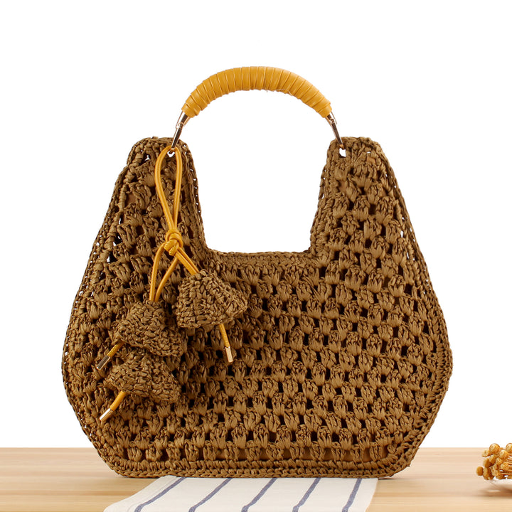 Handmade straw bag Bowlift