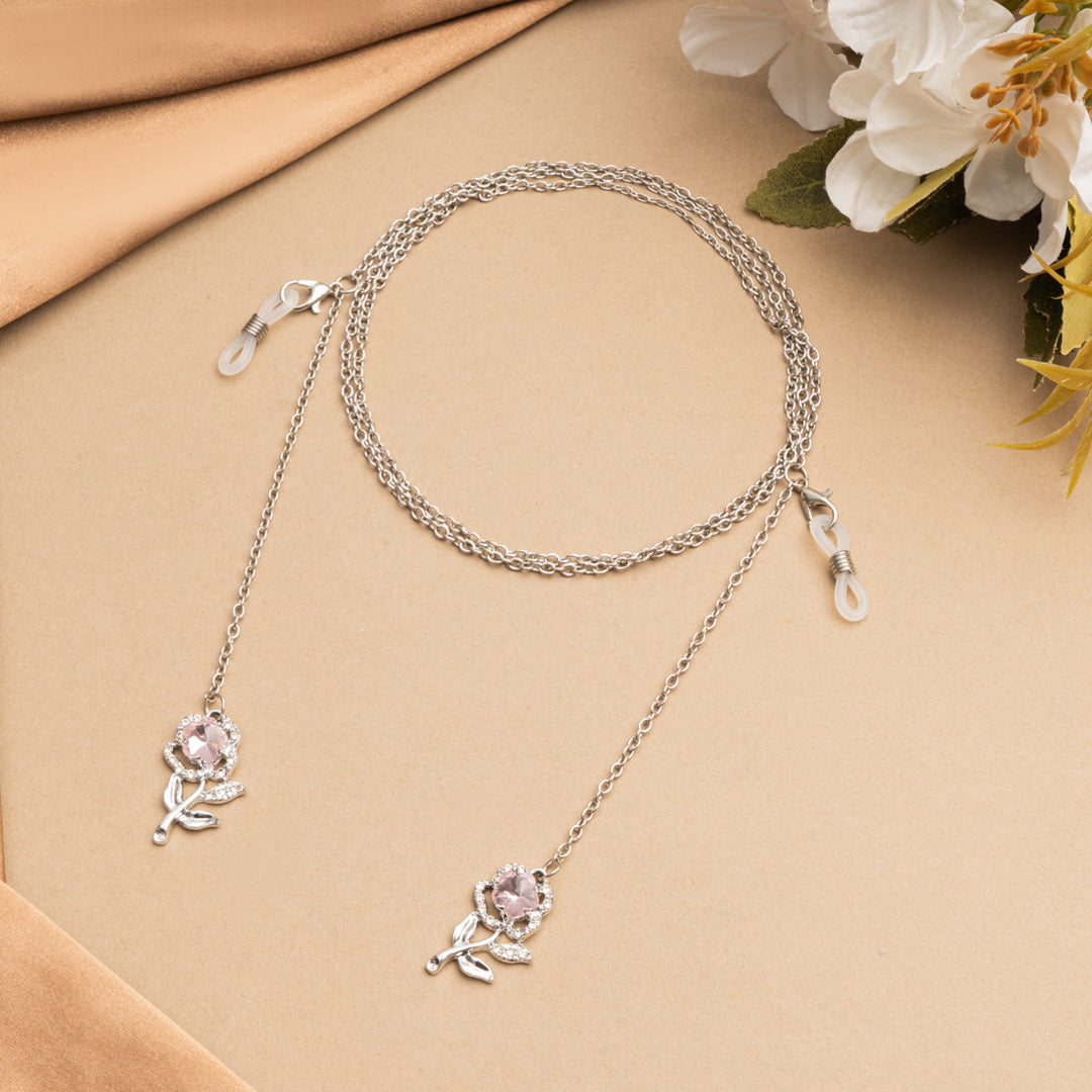 Floral Charm Eyewear Chain Bowlift