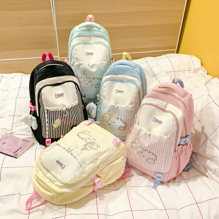 Fun Illustrated Character Backpack Bowlift