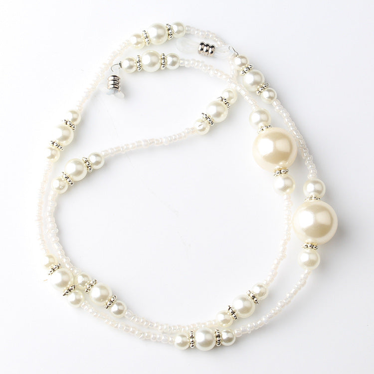 Elegant Pearl Beaded Eyewear Chain Bowlift